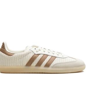 Adidas Cream and Brown Casual Sneakers